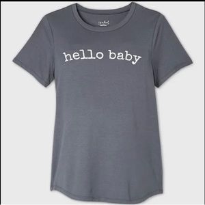 Maternity “Hello Baby” tee